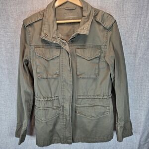 Aeropostale Utility Field Full Zip Cargo Jacket Women's Med Military‎ Gorpcore